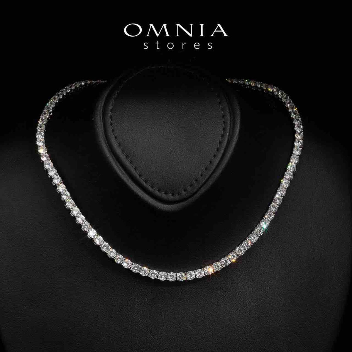 Omnia Ellen White Luxury Bridal Full Set in High Quality Rhodium Plated Zircon Stones - OMNIASTORES UAE