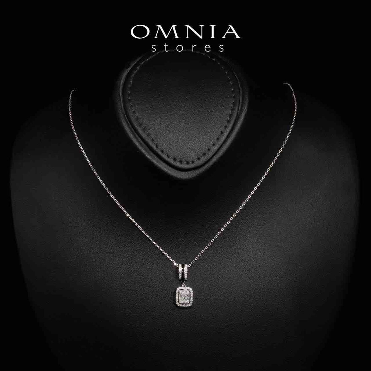Omnia Mazie White Pearl Full Set in High Quality Rhodium Plated Zircon Stones - OMNIASTORES UAE