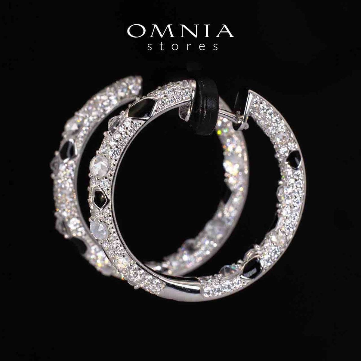 Angie White Certified Lab Crafted Hoop Earrings With High Quality 925 Silver - OMNIASTORES UAE