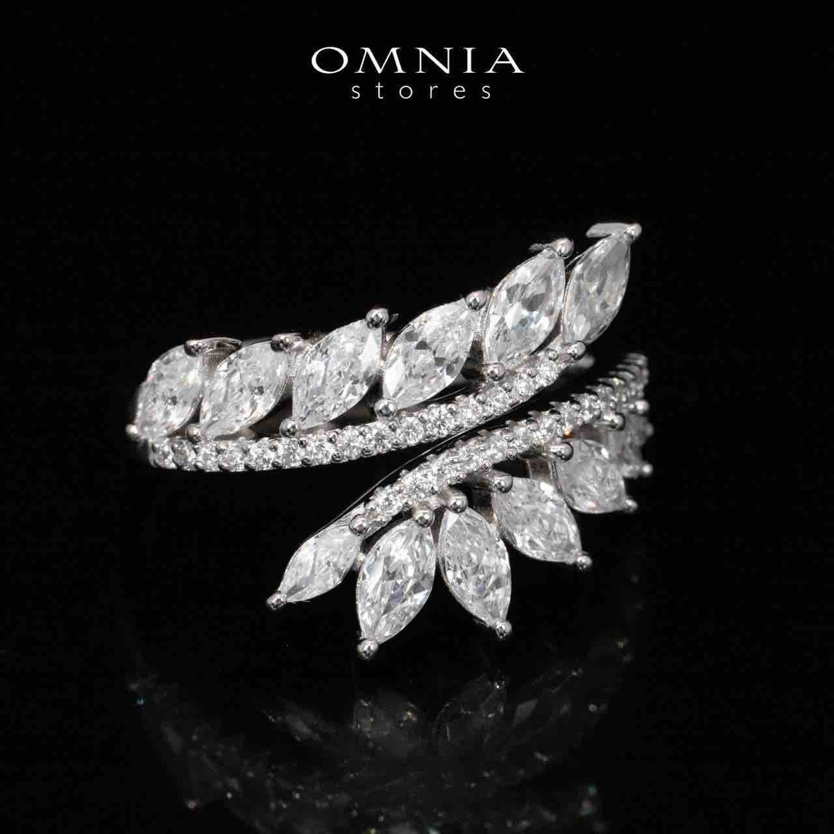 Claire White Bridal Full Set in 925 Silver High Quality Simulated Diamonds - OMNIASTORES UAE