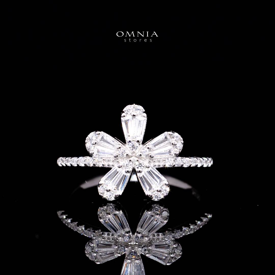 Omnia Iffat White Bridal Full Set in 925 Silver High Quality Simulated Diamonds (size 17 7 only available in KSA)