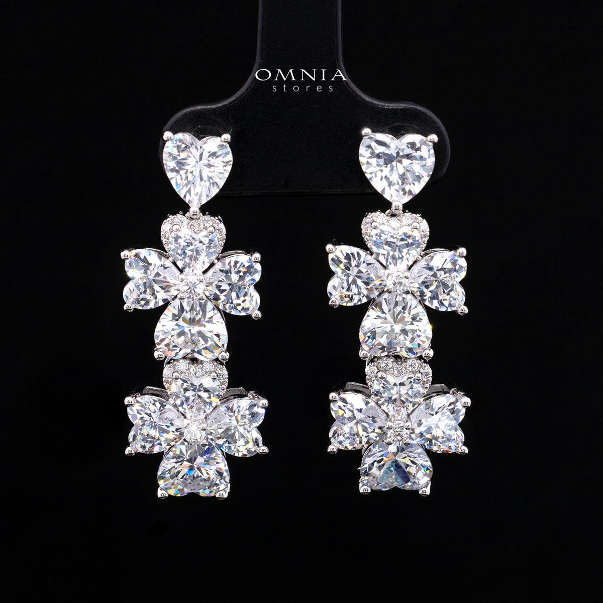 Alexa White Bridal Full Set – Premium Rhodium Plated with High-Quality Zircon Stones