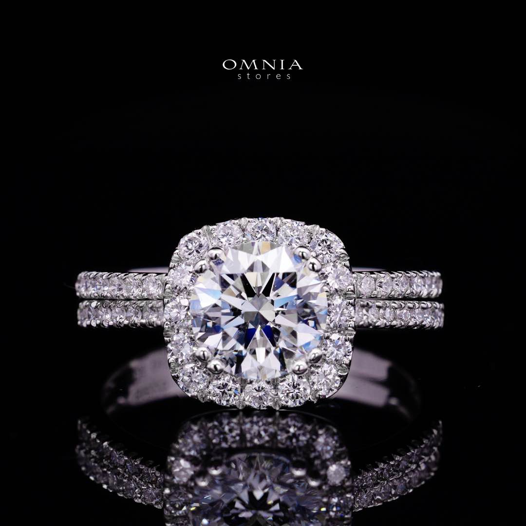 Neila Lab Grown Stones With IGI Certified Princess Cut D VVS 2 White Ring in 925 Silver High Quality 1.5ct