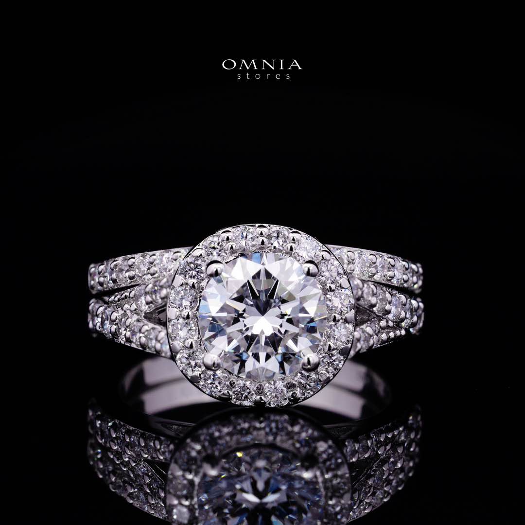 Mayar Lab Grown With IGI Certified D VS 1 Oval Brilliant White Ring in 925 Silver 1.3ct