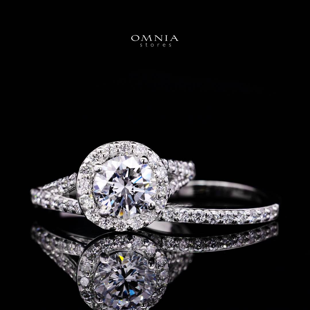 Mayar Lab Grown With IGI Certified D VS 1 Oval Brilliant White Ring in 925 Silver 1.3ct