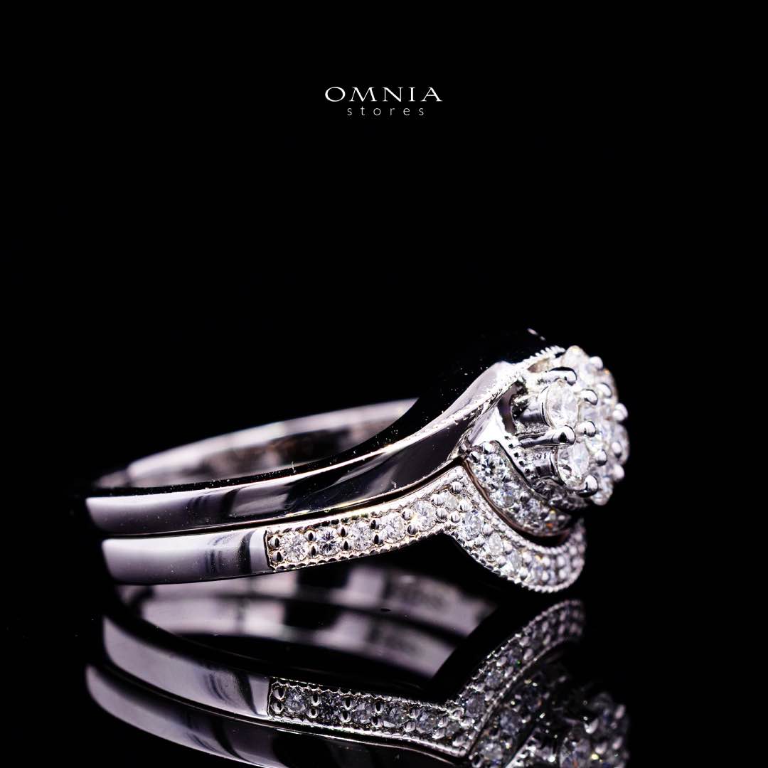 Sariya White Lab Grown Ring in High Quality 925 Silvers