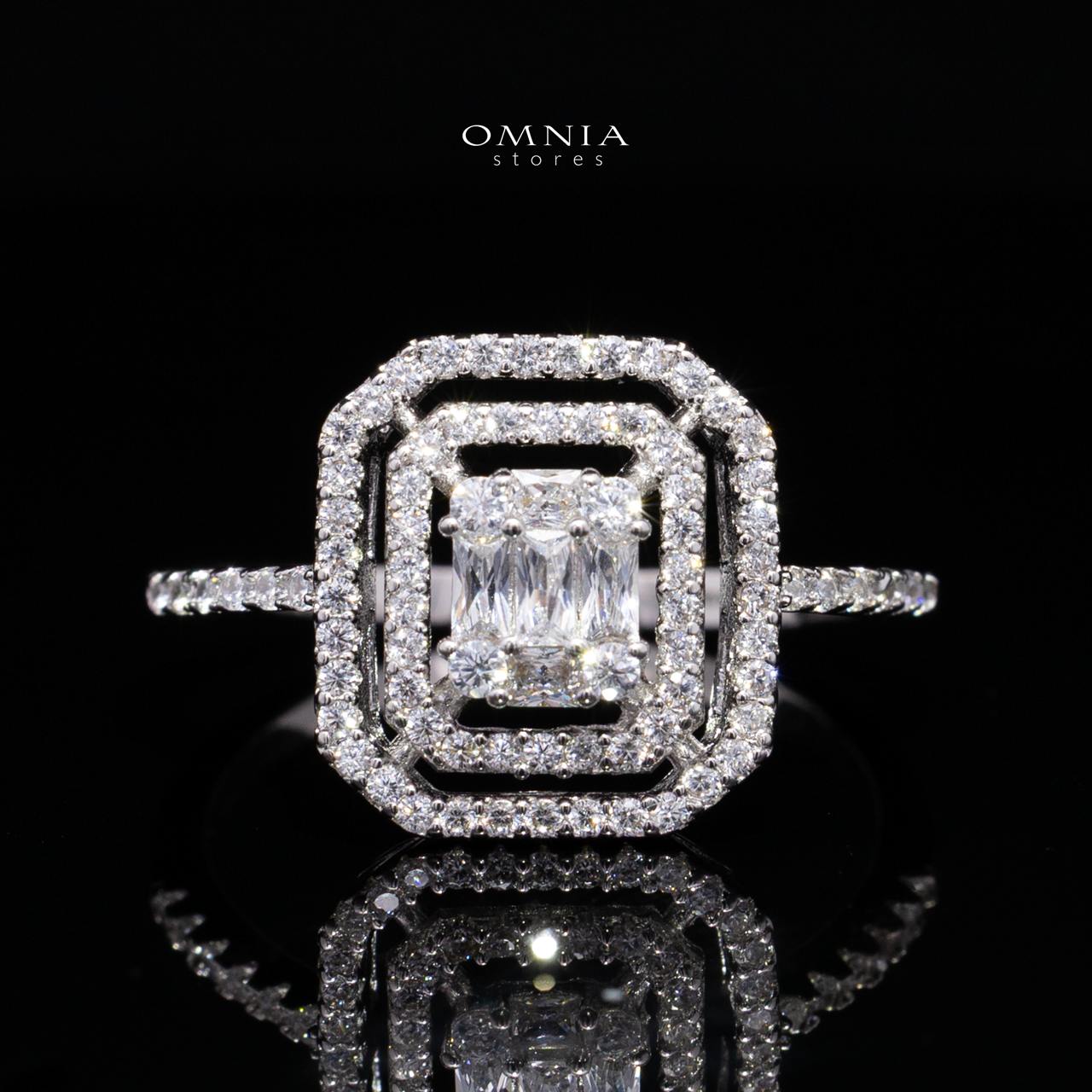 Marcella White Bridal Jewelry Set Premium Rhodium-Plated High-Quality Zircon Stones