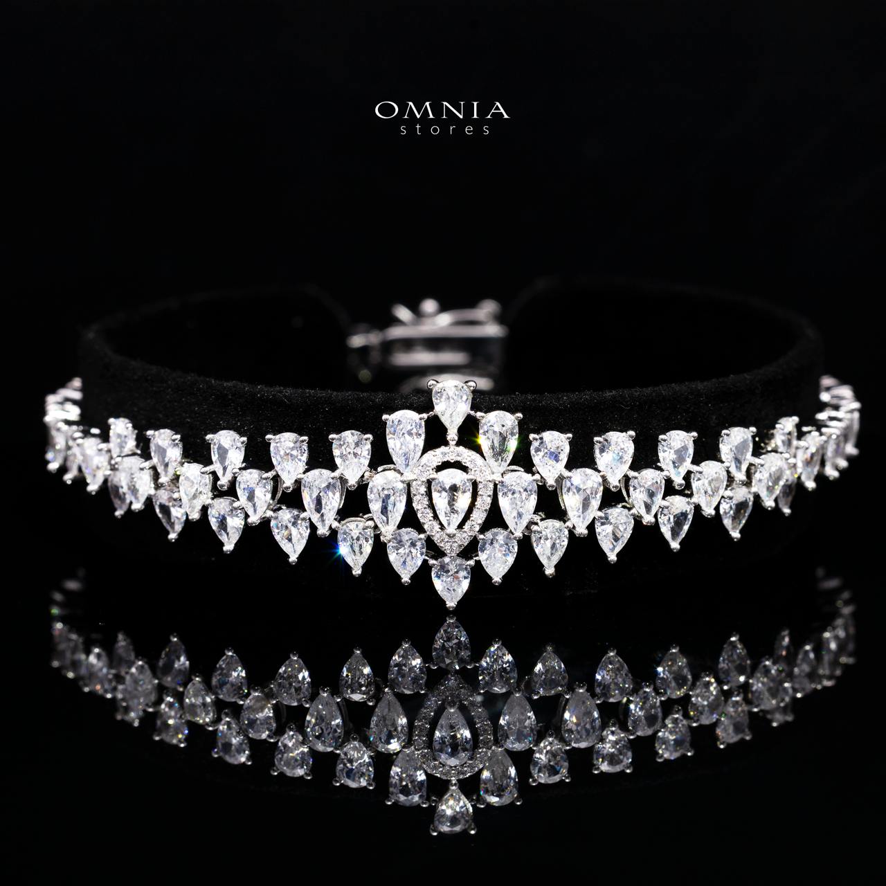 Alexa White Bridal Full Set – Premium Rhodium Plated with High-Quality Zircon Stones
