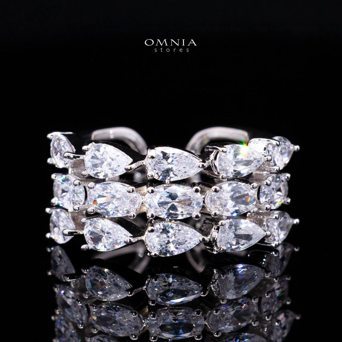 Raneefa White Luxury Bridal Full Jewelry Set with High-Quality Premium Simulated Diamonds