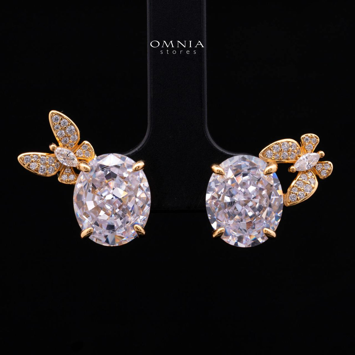 Omnia Maysun White Gold Plated Full Set In 925 Silver High Quality Simulated Diamonds
