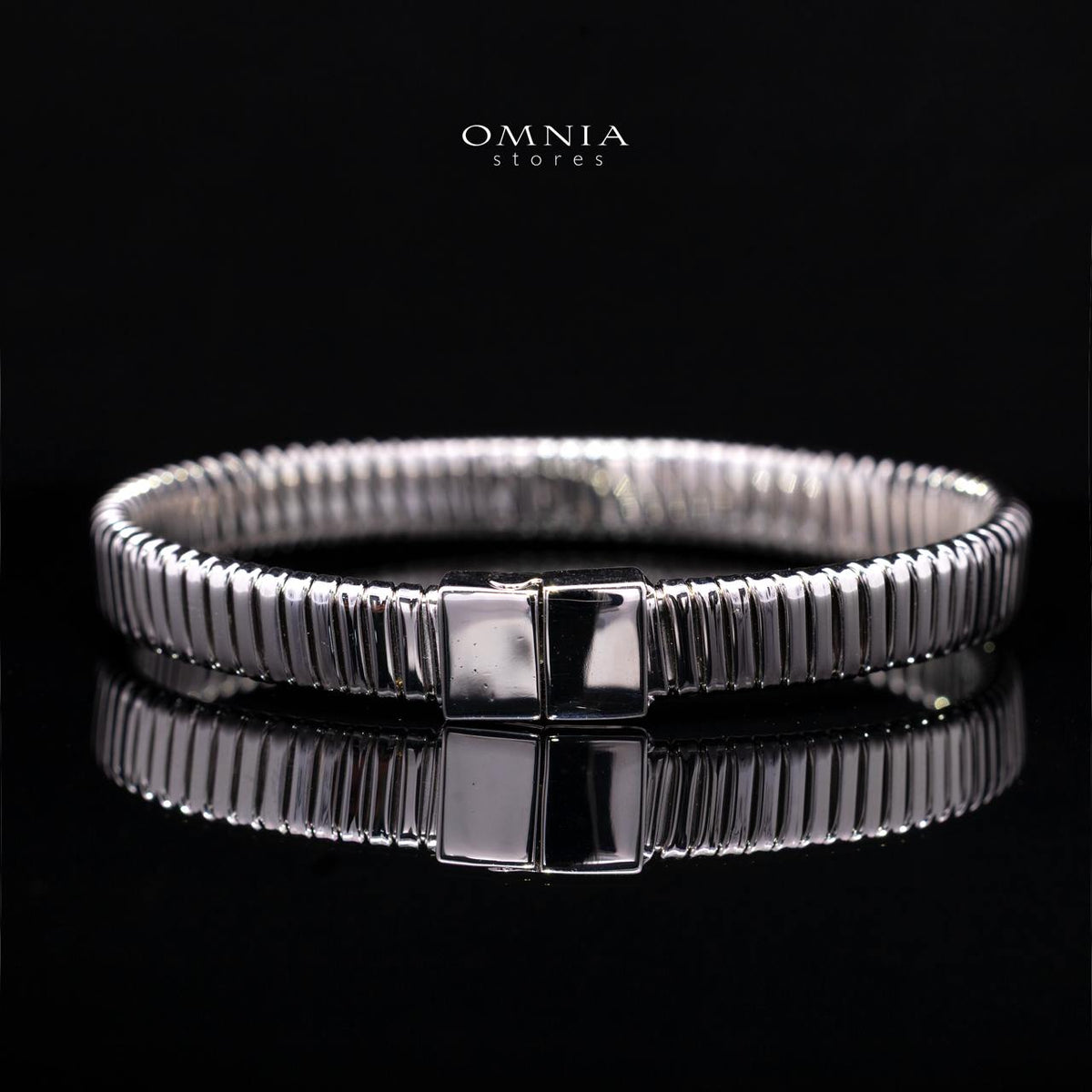 Calyssia Silver Bracelet with High-Quality Premium Simulated Diamonds in 925 Sterling Silver