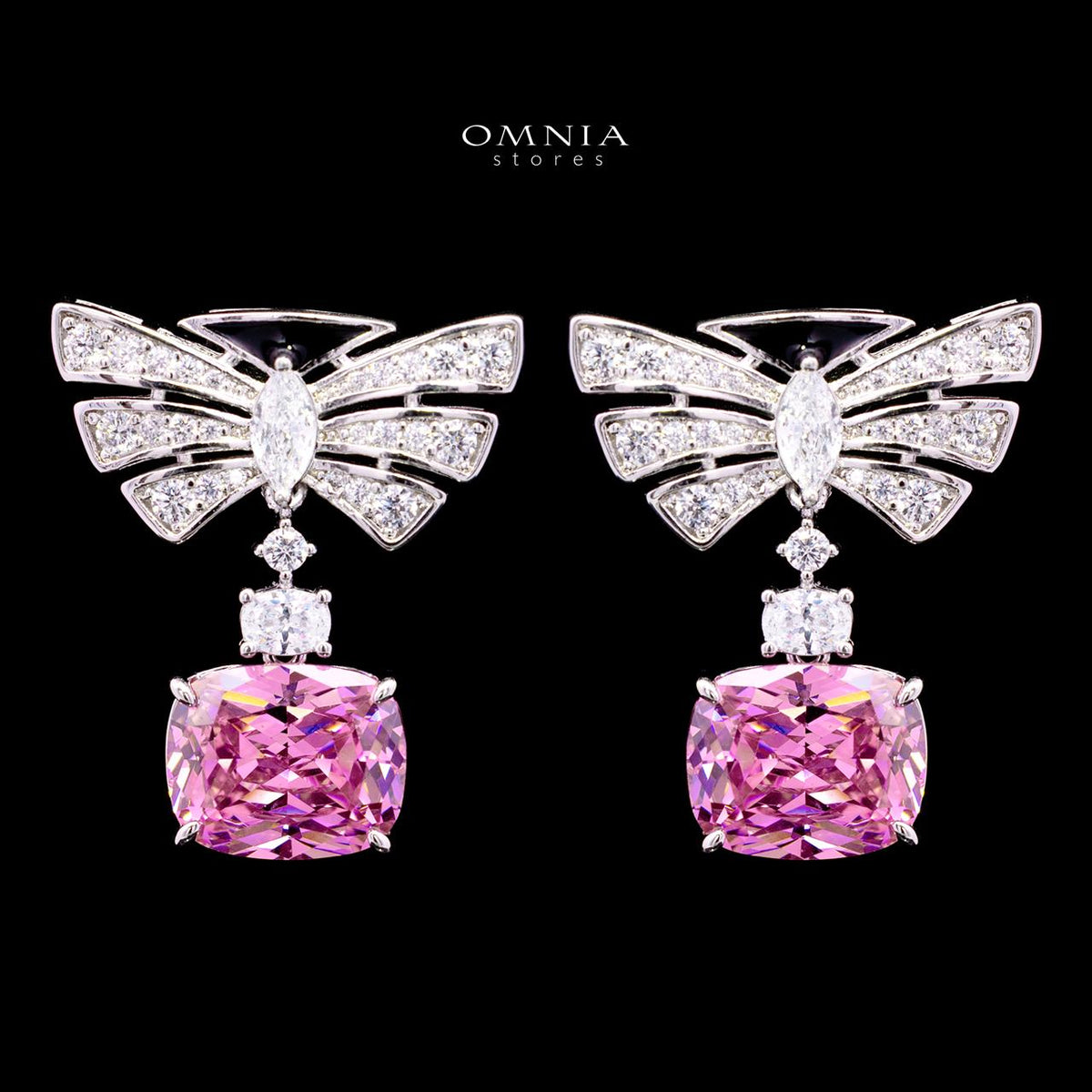 Kenzy Multicolor Luxury Bridal Full Set with High-Quality Simulated Diamonds – Rhodium Plated