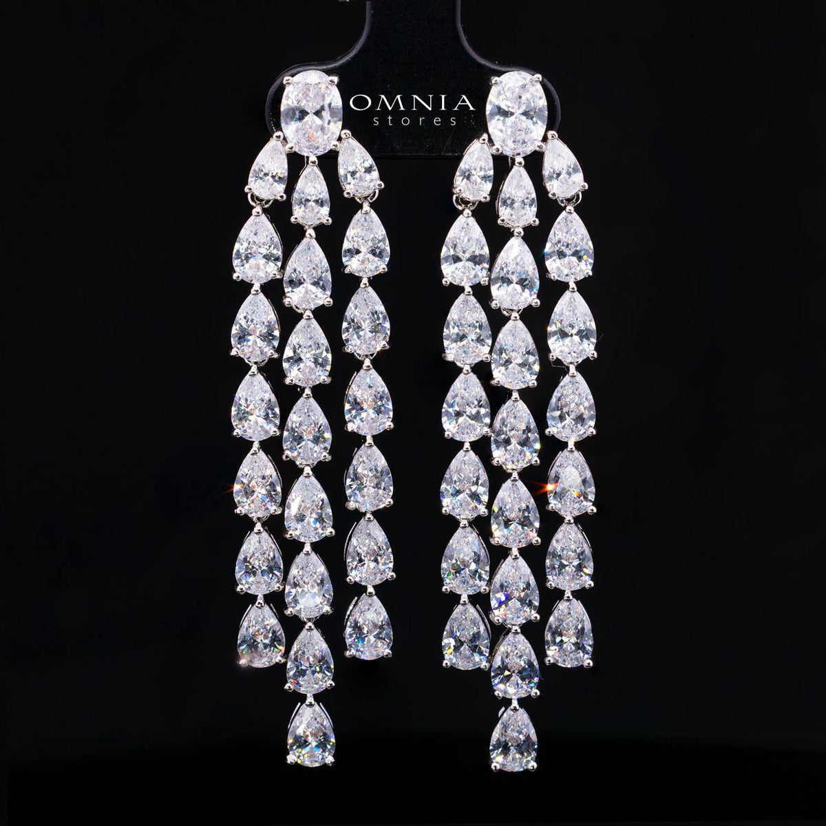 Raneefa White Luxury Bridal Full Jewelry Set with High-Quality Premium Simulated Diamonds