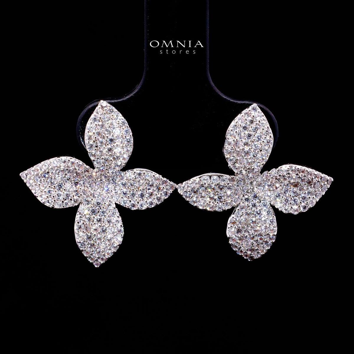 Brienne Luxury Bridal Full Set with High-Quality Premium Simulated Diamonds and Premium Rhodium Plating