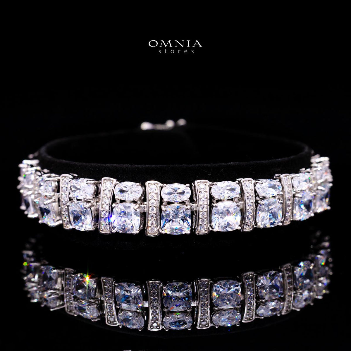 Marley White Bridal Full Set with High-Quality Simulated Diamonds – Rhodium Plated