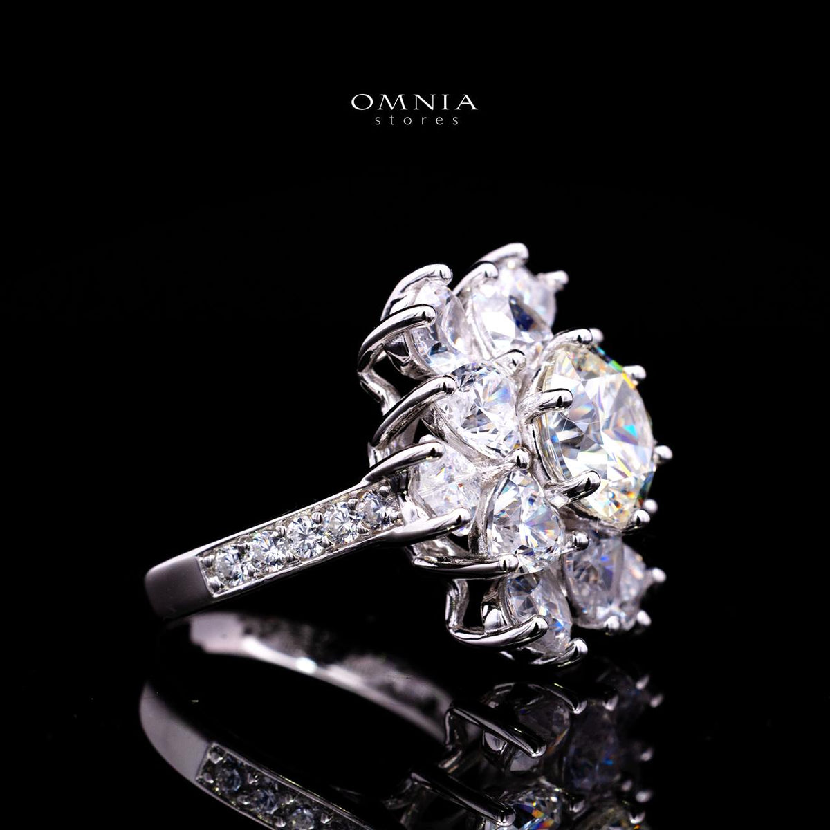 Sheryn Ring with Certificate | High-Quality Premium Simulated Diamonds in 925 Sterling Silver