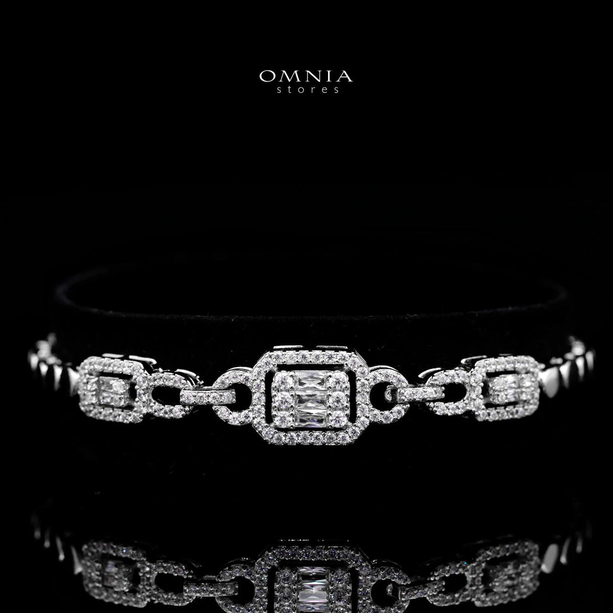 Sindy White Luxury Bridal Full Set with High-Quality Simulated Diamonds – Rhodium Plated
