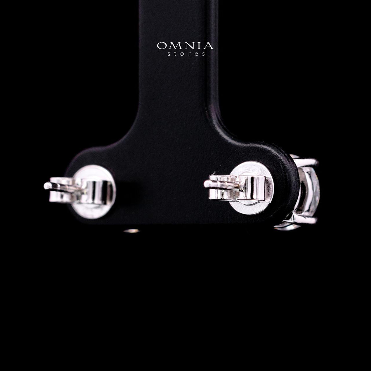 Cassie Stud Earring with Certified High-Quality Premium Simulated Diamonds in 925 Sterling Silver