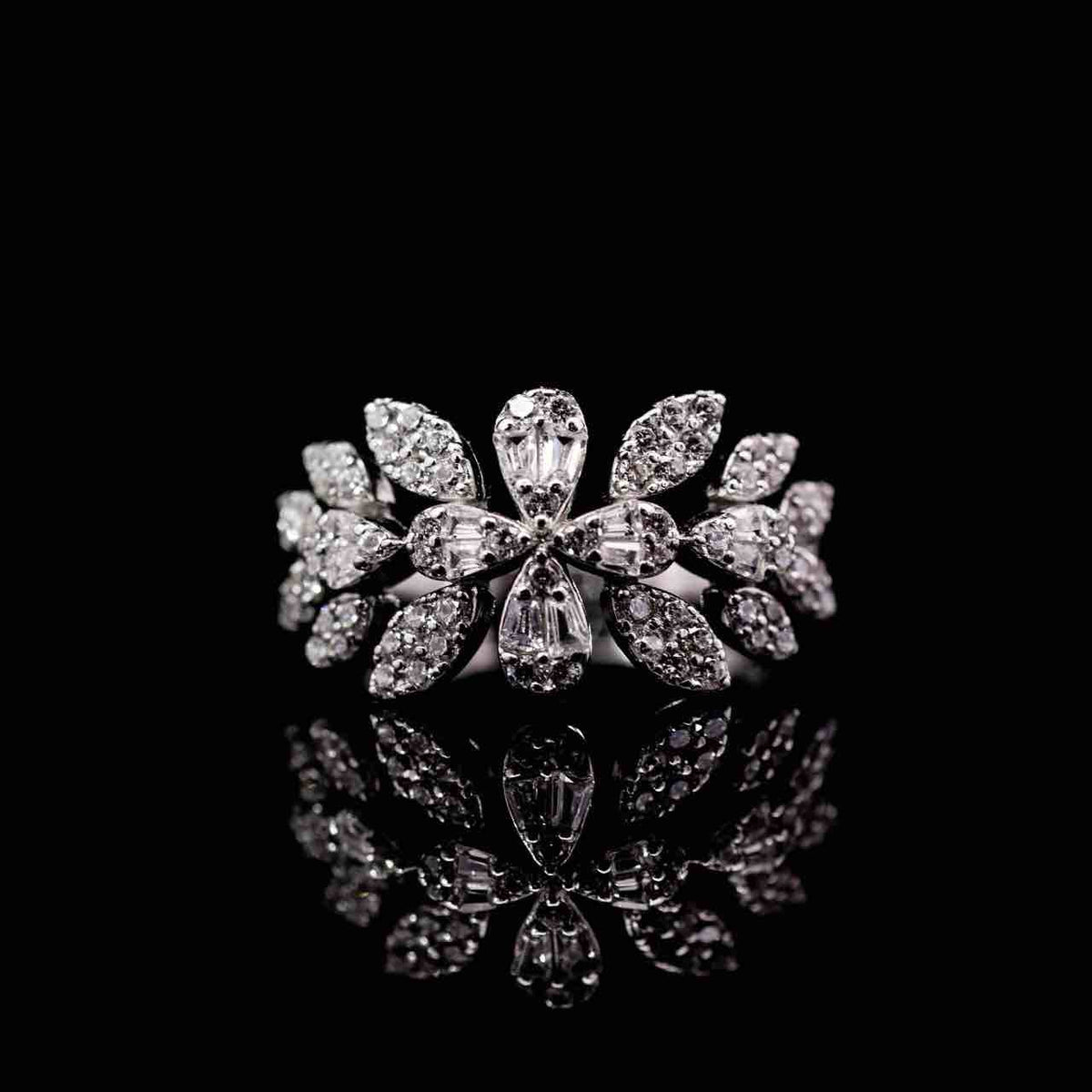 Omnia Fawziya White Bridal Full Set in 925 Silver High Quality Simulated Diamonds - OMNIASTORES UAE
