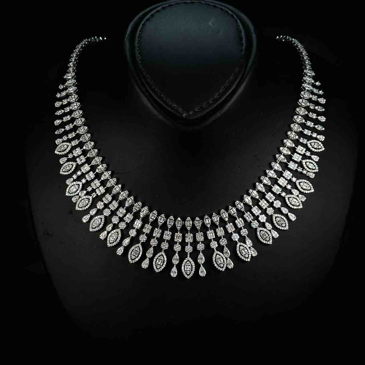 Omnia Hamida White Bridal Full Set in 925 Silver High Quality Simulated Diamonds - OMNIASTORES UAE