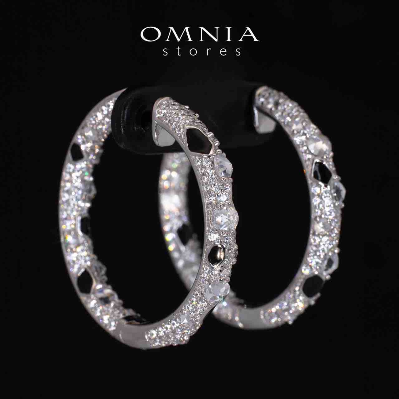 Angie White Certified Lab Crafted Hoop Earrings With High Quality 925 Silver - OMNIASTORES UAE