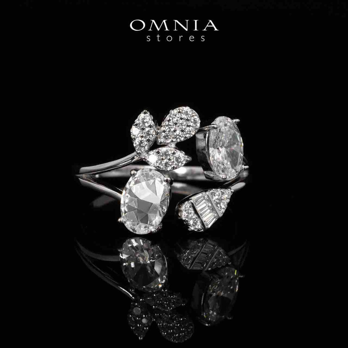 Elaine White Bridal Full Set in 925 Silver High Quality Simulated Diamonds