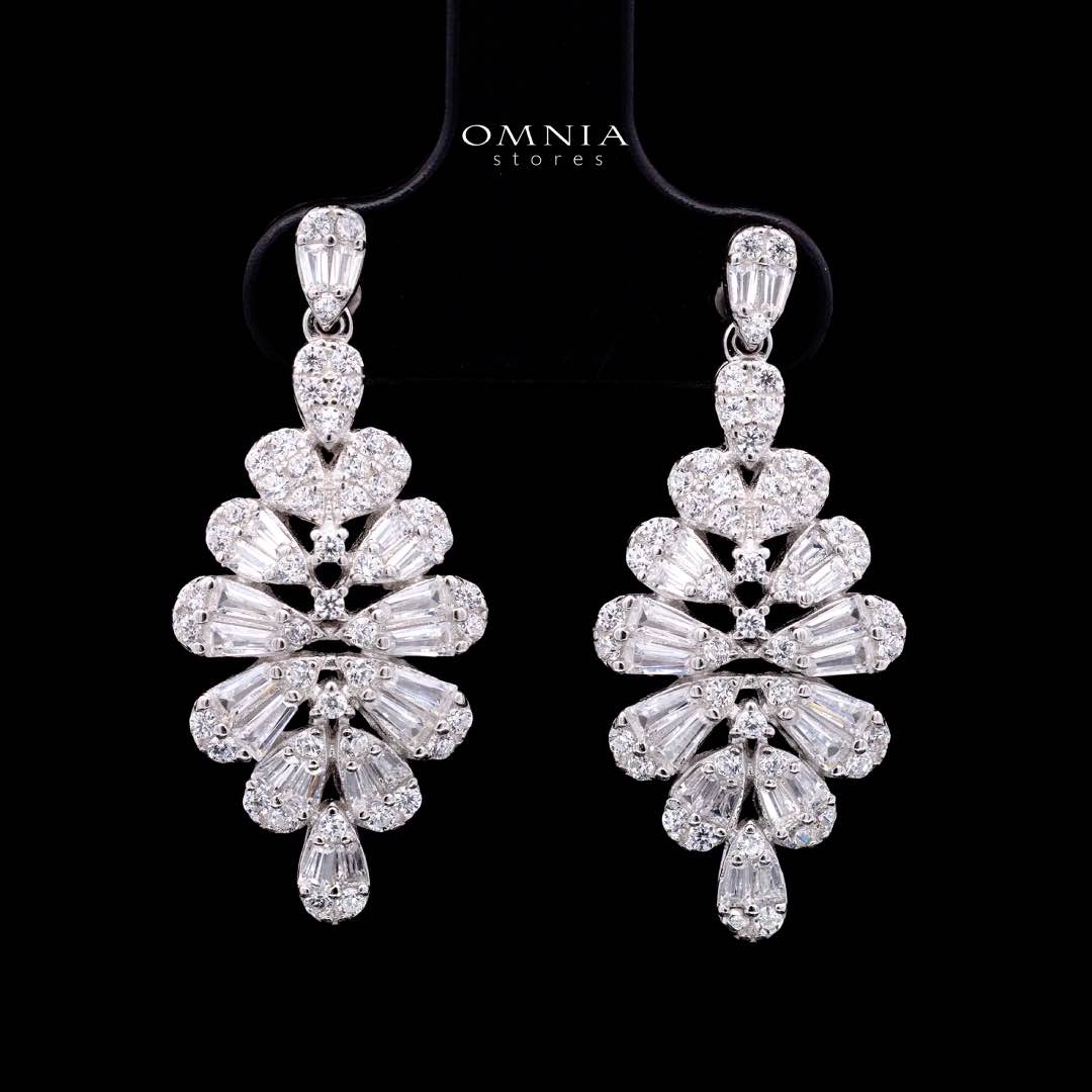 Omnia Iffat White Bridal Full Set in 925 Silver High Quality Simulated Diamonds (size 17 7 only available in KSA)