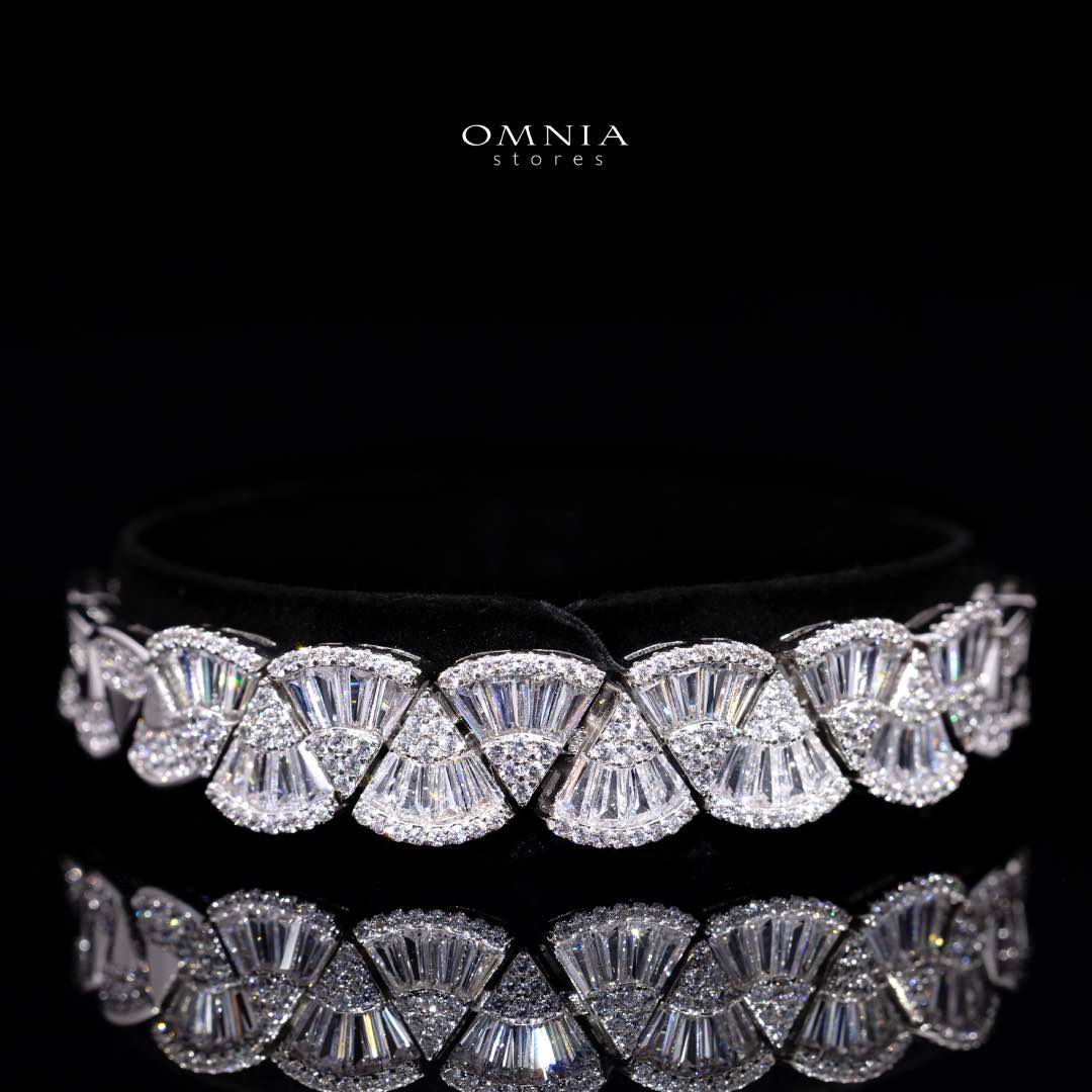 Sumaya White Bridal Full Jewelry Set – High Quality Zircon Stone Premium Rhodium-Plated