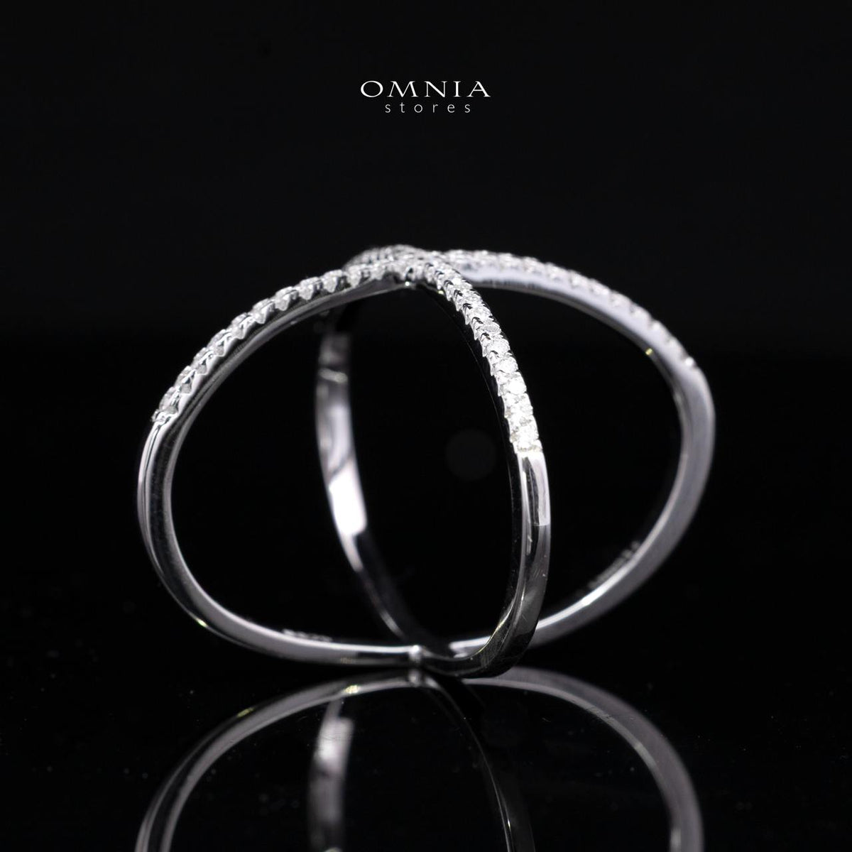 Virelle White Moissanite Stone Ring With GRA Certified High Quality in 925 Silver