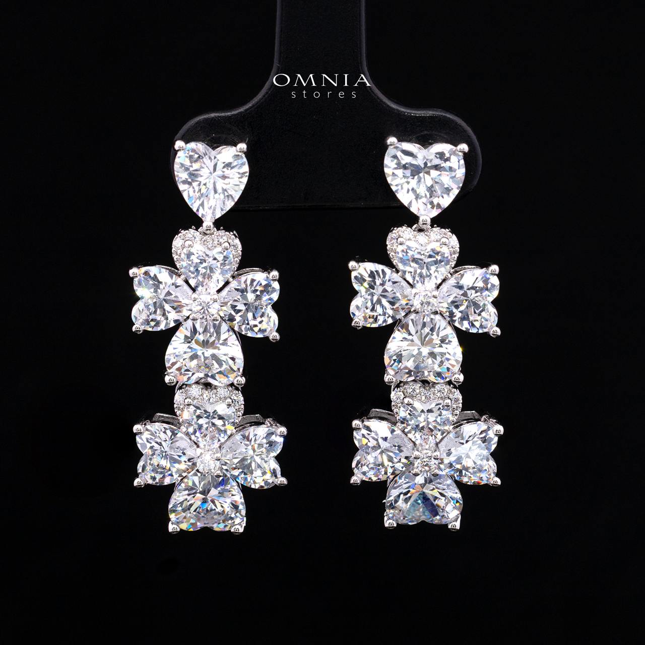 Alexa White Bridal Full Set – Premium Rhodium Plated with High-Quality Zircon Stones