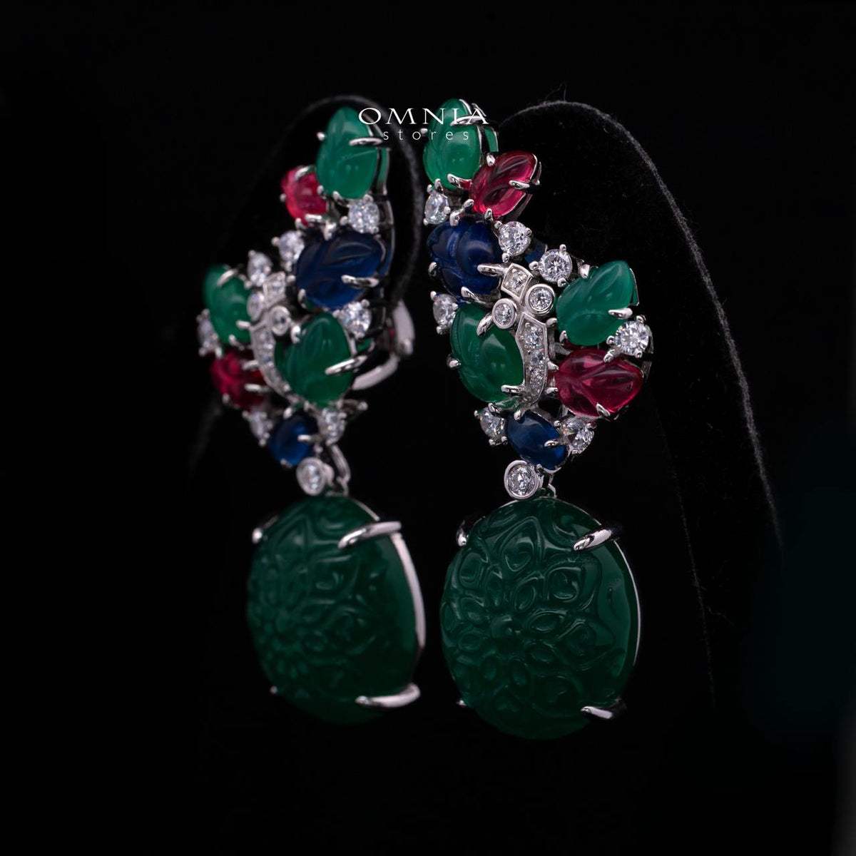 Ximena Multicolor in 925 Sterling Silver with High-Quality Premium Simulated Diamonds