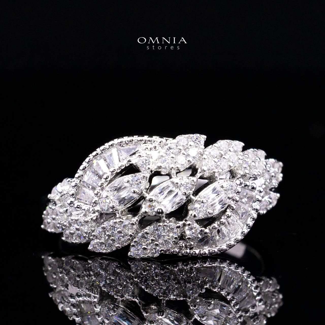 Areyana White Luxury Bridal Full Set with High-Quality Simulated Diamonds and Rhodium Plating