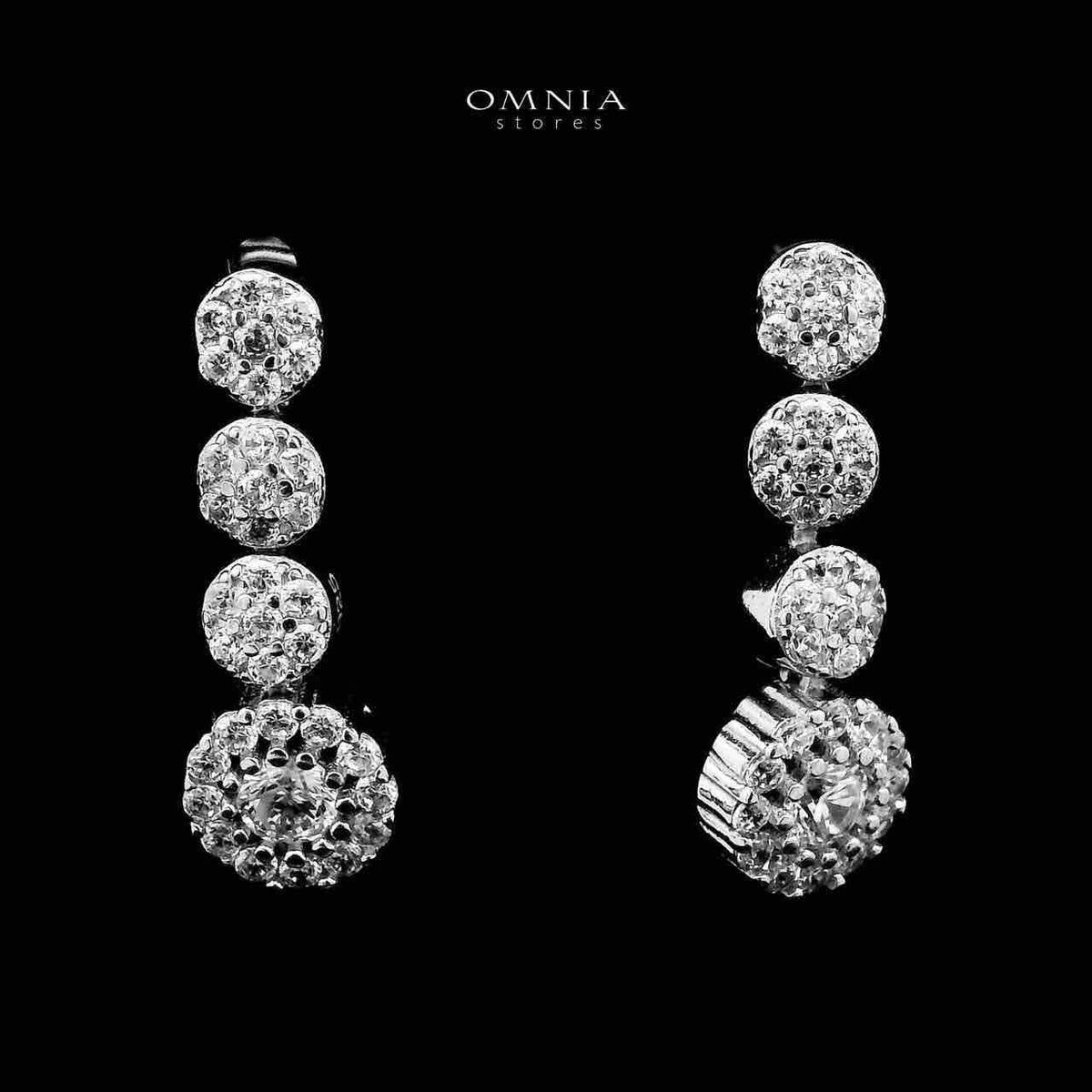Omnia Salha White Bridal Full Set in 925 Silver High Quality Simulated Diamonds - OMNIASTORES UAE