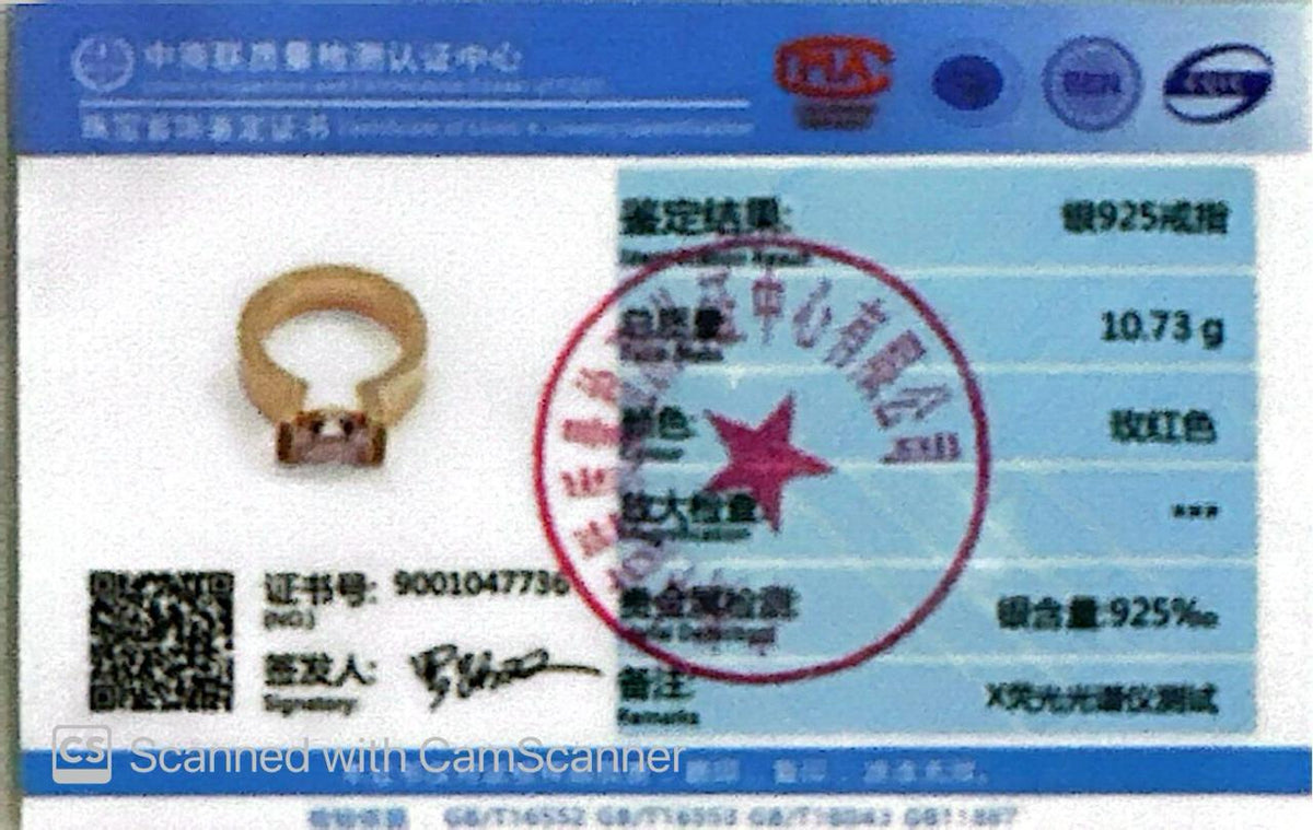 Omnia Aroob Rose Gold Silver Ring In 925 Silver High Quality Certified Lab Crafted Round Cut Stones 5Ct