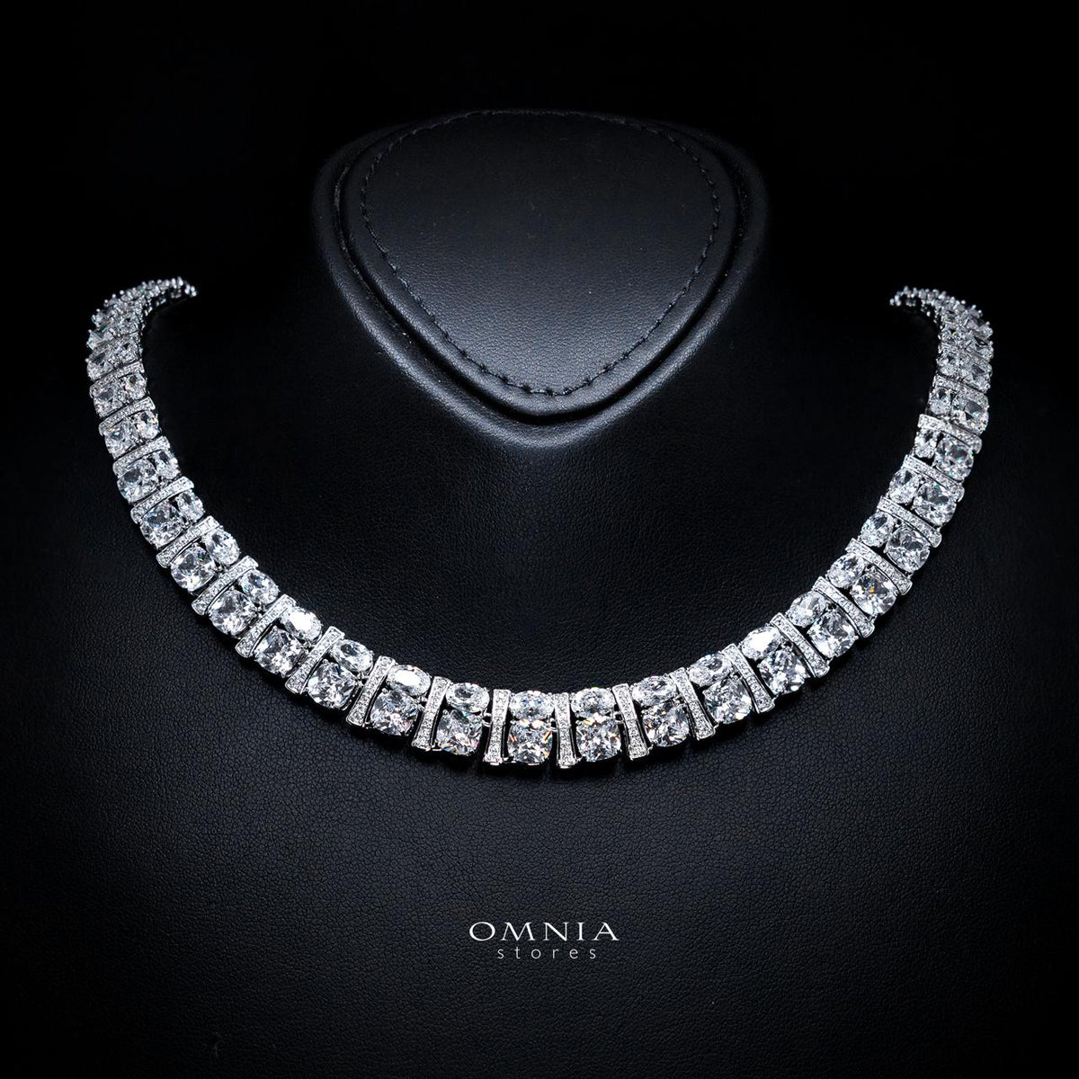 Marley White Bridal Full Set with High-Quality Simulated Diamonds – Rhodium Plated