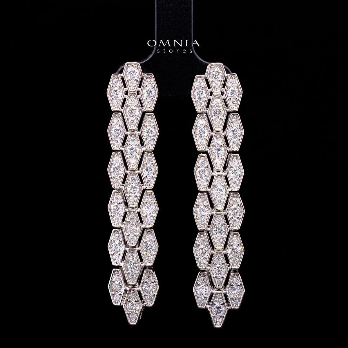 Coleen Luxury Bridal Full Set with High-Quality Simulated Diamonds – Rhodium Plated