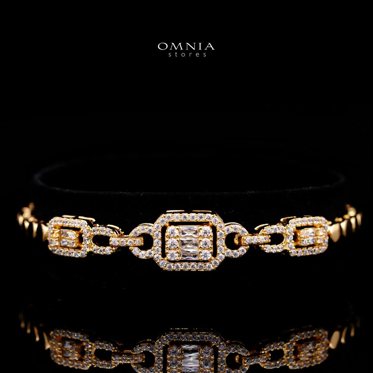 Sindy Gold Luxury Bridal Full Set with High-Quality Simulated Diamonds – Rhodium Plated