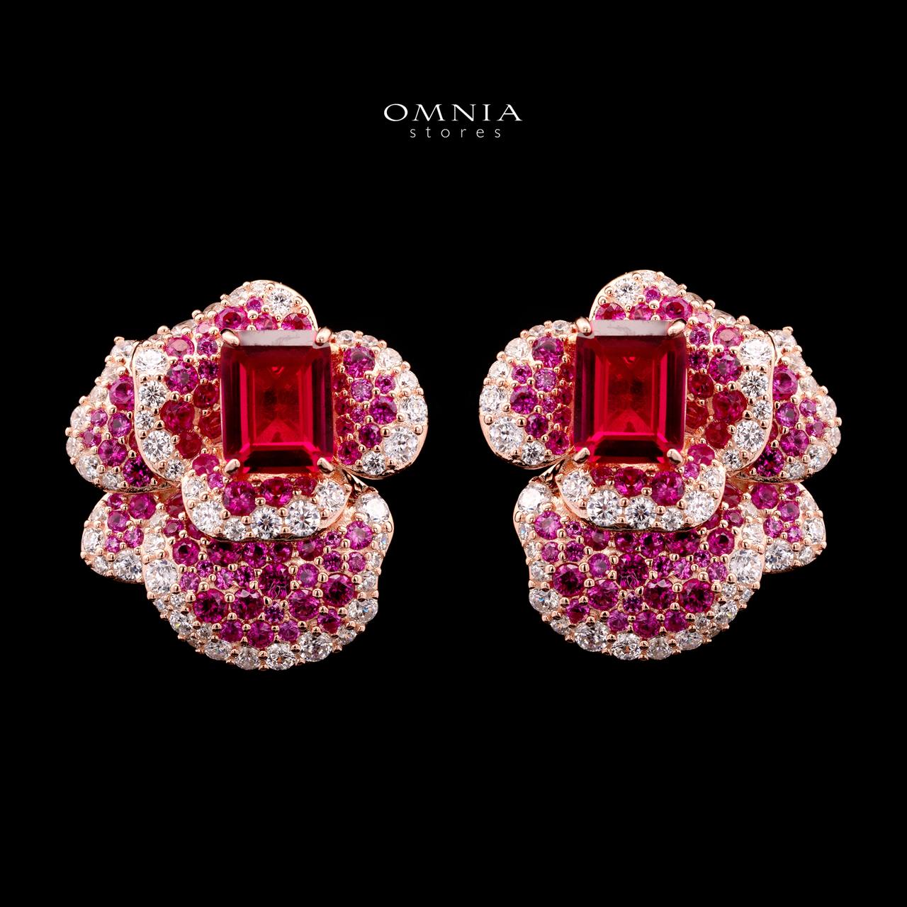 Omnia Masa Fresh Real Water Pearl Set in 92.5 Silver High Quality Simulated diamonds